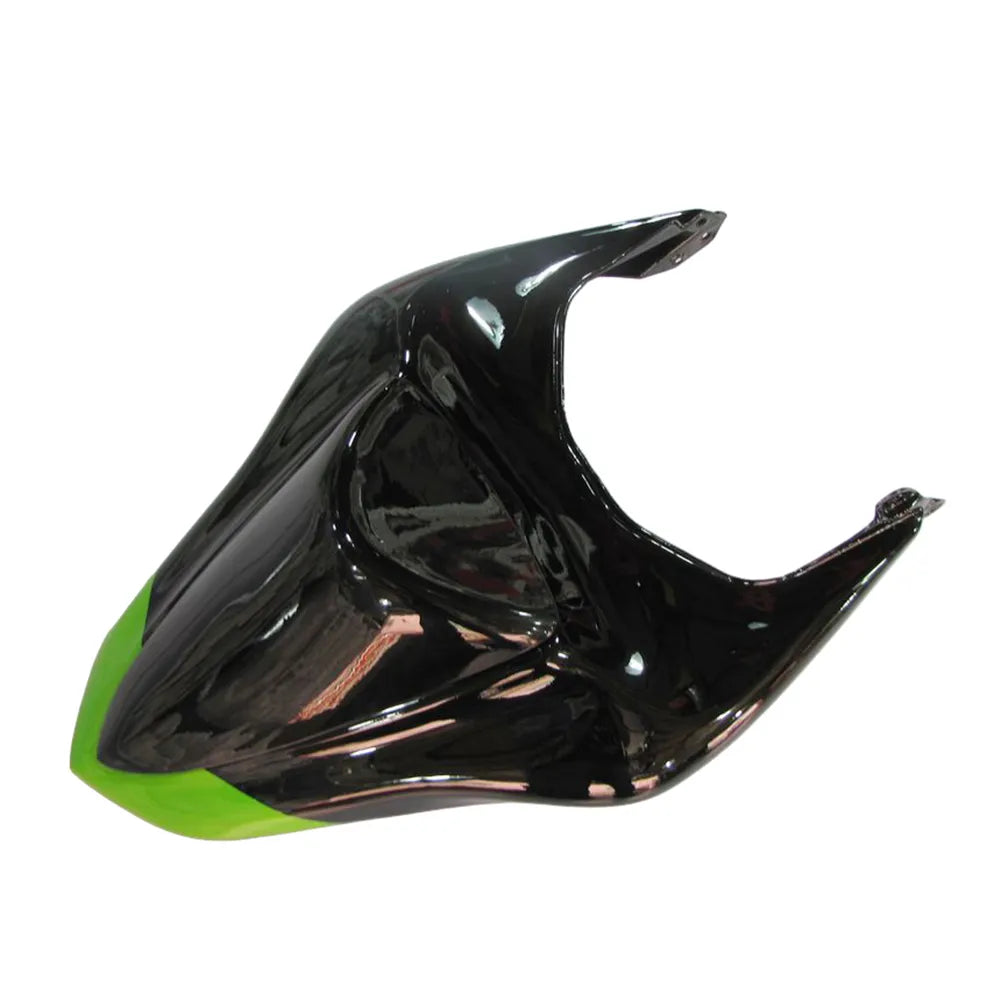Kawasaki ZX-6R / 636 2007-2008 Green, Black, and Green Monster Edition B fairing kit front view