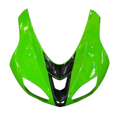 Kawasaki ZX-6R / 636 2007-2008 Green, Black, and Green Monster Edition C tail section fairing detail view 1