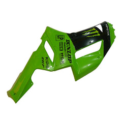 Kawasaki ZX-6R / 636 2007-2008 Green, Black, and Green Monster Edition D tail section fairing detail view 4