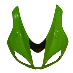 Kawasaki ZX-6R / 636 2007-2008 Green, Black, and Green Monster Edition D tail section fairing detail view 6