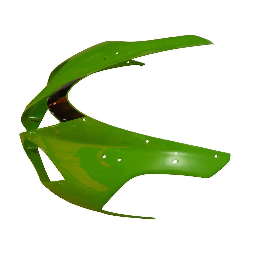 Kawasaki ZX-6R / 636 2007-2008 Green, Black, and Green Monster Edition D tail section fairing detail view 8