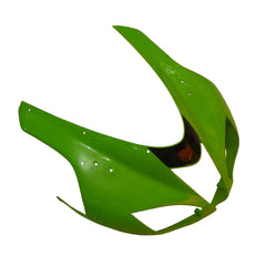 Kawasaki ZX-6R / 636 2007-2008 Green, Black, and Green Monster Edition D tail section fairing detail view 7