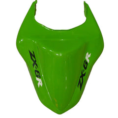 Kawasaki ZX-6R / 636 2007-2008 Green, Black, and Green Monster Edition D tail section fairing detail view 9