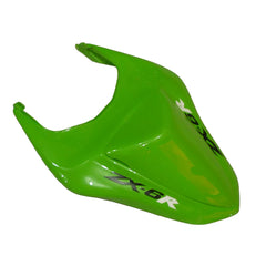 Kawasaki ZX-6R / 636 2007-2008 Green, Black, and Green Monster Edition D tail section fairing detail view 10