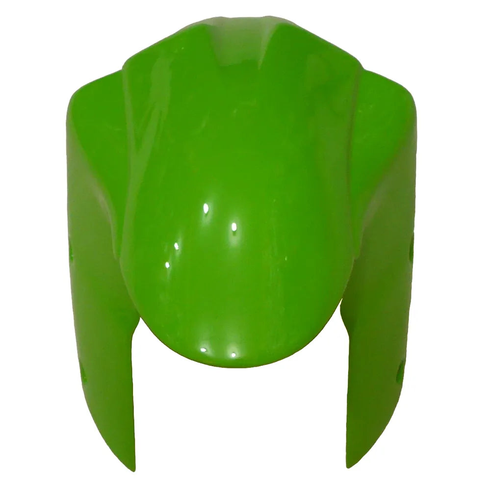 Kawasaki ZX-6R / 636 2007-2008 Green, Black, and Green Monster Edition D tail section fairing detail view 12