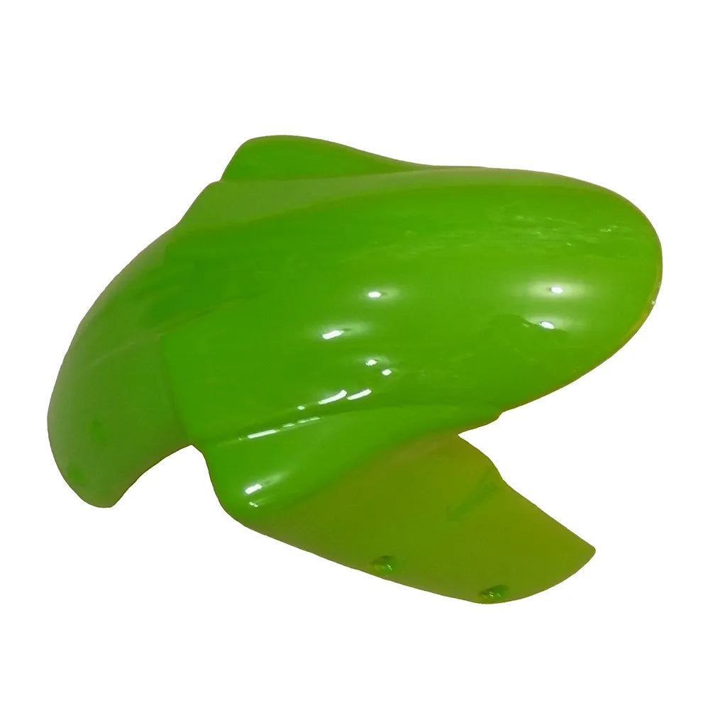 Kawasaki ZX-6R / 636 2007-2008 Green, Black, and Green Monster Edition D tail section fairing detail view 14
