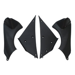 Kawasaki ZX-6R / 636 2007-2008 Green, Black, and Green Monster Edition D tail section fairing detail view 15