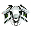 Kawasaki ZX-6R / 636 2007-2008 Black, White, and Green Monster Edition Fairing Kit