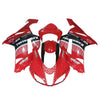 Kawasaki ZX-6R / 636 2007-2008 Black, Red, and White Raindrop Edition Fairing Kit