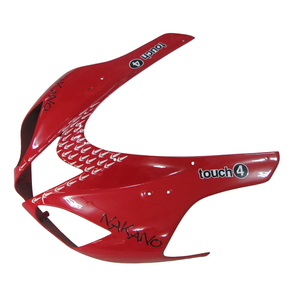 Kawasaki ZX-6R / 636 2007-2008 Black, Red, and White Raindrop Edition tail section fairing detail view 2