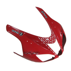 Kawasaki ZX-6R / 636 2007-2008 Black, Red, and White Raindrop Edition tail section fairing detail view 3