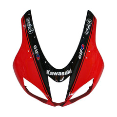 Kawasaki ZX-6R / 636 2007-2008 Black, Red, and Orange Monster Edition tail section fairing detail view 9