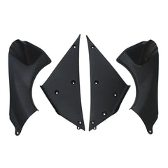 Kawasaki ZX-6R / 636 2007-2008 Black, Red, and Orange Monster Edition tail section fairing detail view 15