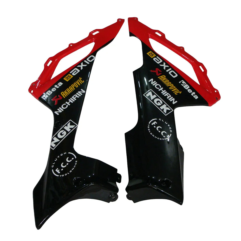 Kawasaki ZX-6R / 636 2007-2008 Black, Red, and Orange Monster Edition tail section fairing detail view 4