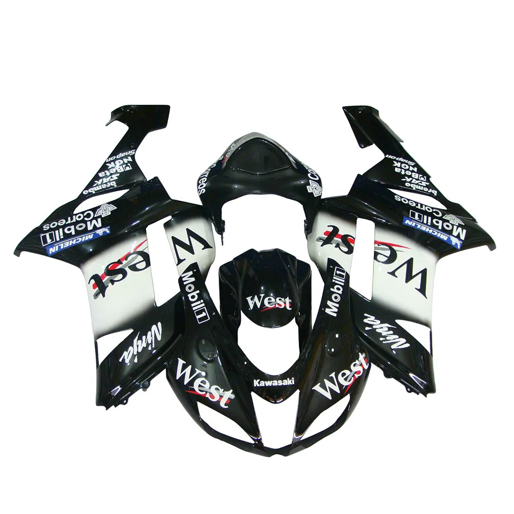 Kawasaki ZX-6R / 636 2007-2008 WEST Edition A fairing kit front view