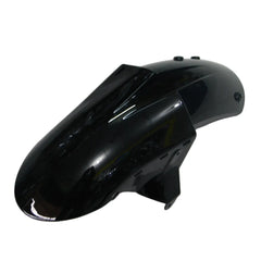 Kawasaki ZX-6R / 636 2007-2008 Black and Red Flame B with Logos tail section fairing detail view 3