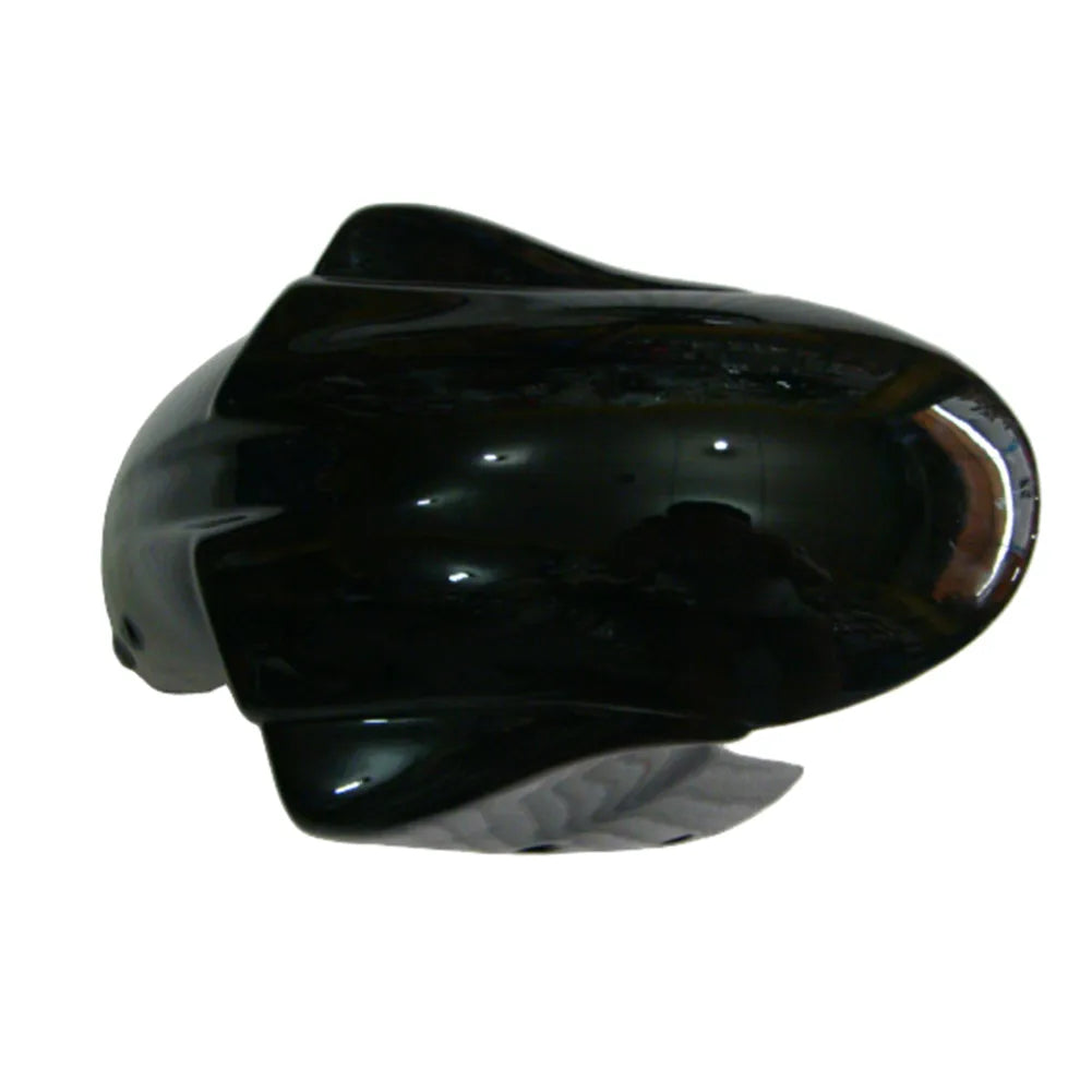 Kawasaki ZX-6R / 636 2007-2008 Black and Green Monster Edition with Logos tail section fairing detail view 6
