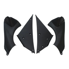 Kawasaki ZX-6R / 636 2007-2008 Black and Green Monster Edition with Logos tail section fairing detail view 15