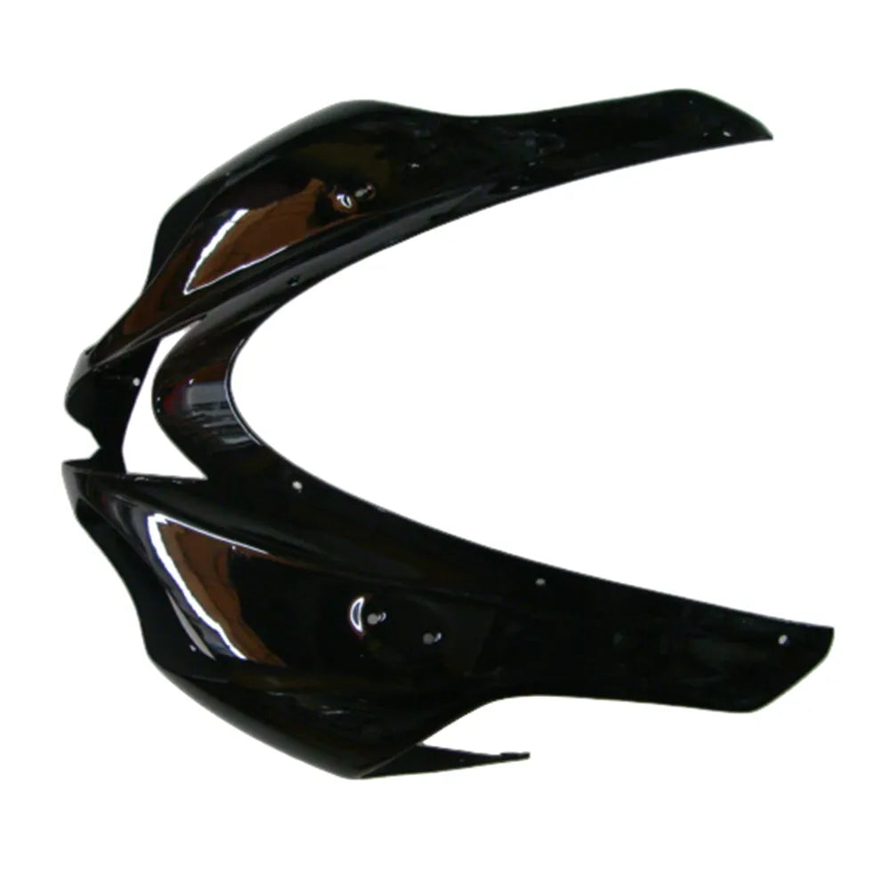Kawasaki ZX-6R / 636 2007-2008 Black and Green Monster Edition with Logos tail section fairing detail view 12