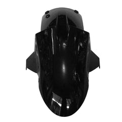Kawasaki ZX-6R / 636 2007-2008 Matte Black and Black tail section fairing detail view 9
