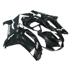 Kawasaki ZX-6R / 636 2007-2008 Matte Black and Black tail section fairing detail view 1