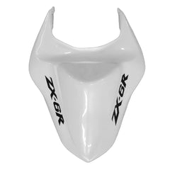 Kawasaki ZX-6R / 636 2007-2008 Pearl White with Logos tail section fairing detail view 5