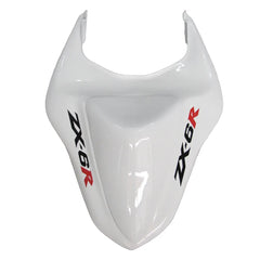 Kawasaki ZX-6R / 636 2007-2008 White tail section fairing detail view 4