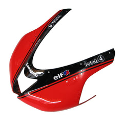 Kawasaki ZX-6R / 636 2007-2008 Red and Black Monster Edition tail section fairing detail view 4