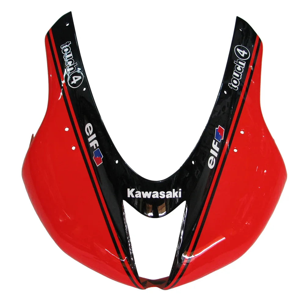 Kawasaki ZX-6R / 636 2007-2008 Red and Black Monster Edition tail section fairing detail view 5