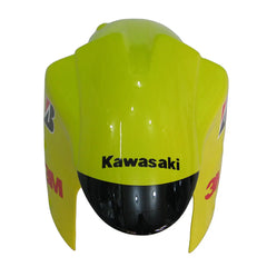 Kawasaki ZX-6R / 636 2007-2008 Yellow and Black Monster Edition tail section fairing detail view 7