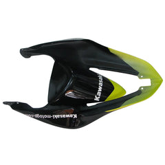 Kawasaki ZX-6R / 636 2007-2008 Yellow and Black Monster Edition tail section fairing detail view 5