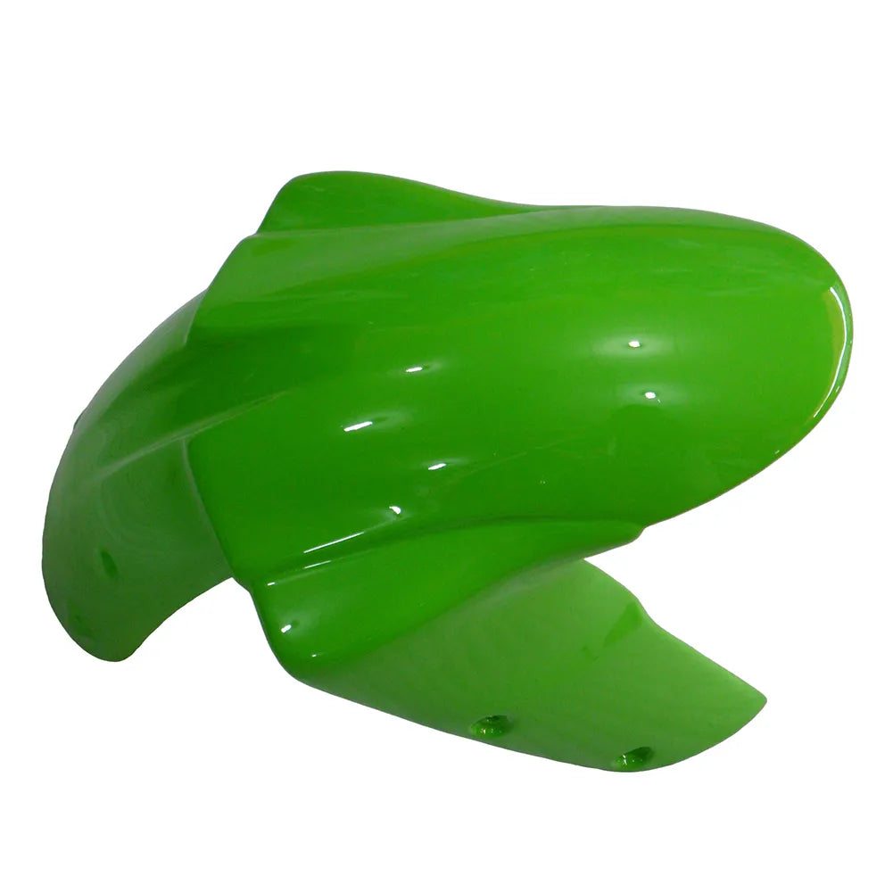Kawasaki ZX-6R / 636 2007-2008 Green, White, and Black Speckled Edition tail section fairing detail view 7