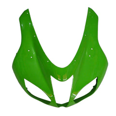 Kawasaki ZX-6R / 636 2007-2008 Green, White, and Black Speckled Edition tail section fairing detail view 9