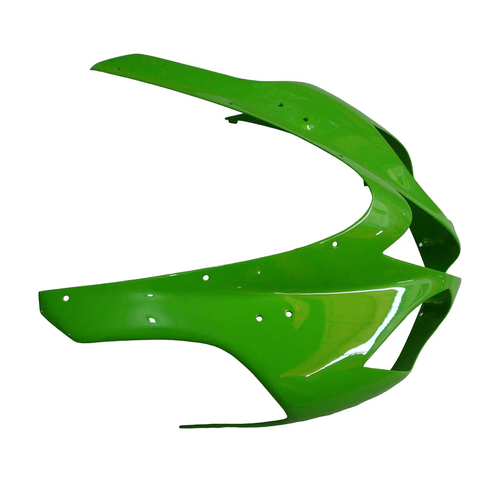 Kawasaki ZX-6R / 636 2007-2008 Green, White, and Black Speckled Edition tail section fairing detail view 10