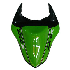 Kawasaki ZX-6R / 636 2007-2008 Green, White, and Black Speckled Edition tail section fairing detail view 12