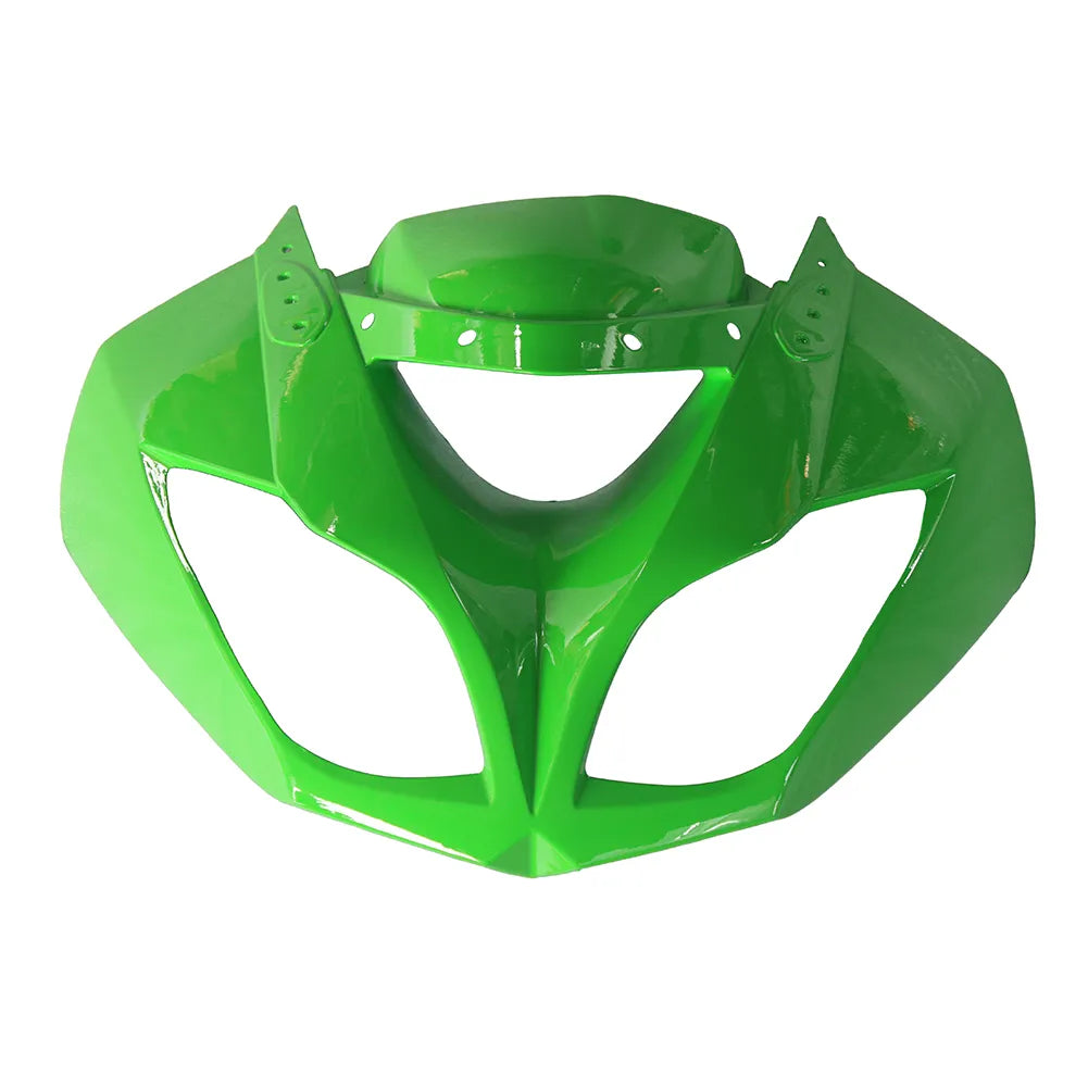 Kawasaki ZX-6R / 636 2009-2012 Green and Black Printed Decal Style tail section fairing detail view 2