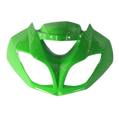 Kawasaki ZX-6R / 636 2009-2012 Green and Black Printed Decal Style tail section fairing detail view 2