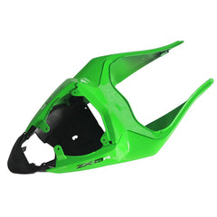 Kawasaki ZX-6R / 636 2009-2012 Green and Black Printed Decal Style tail section fairing detail view 3