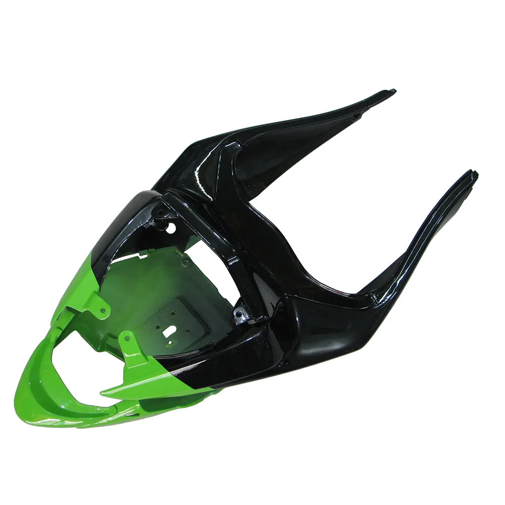 Kawasaki ZX-6R / 636 2009-2012 Green Monster Edition tail section fairing detail view 6