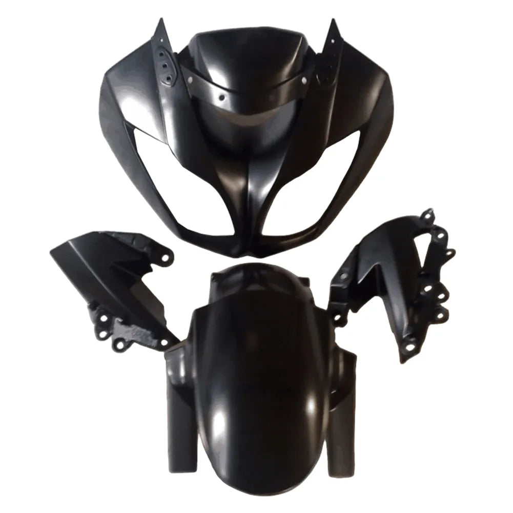Kawasaki ZX-6R / 636 2009-2012 Black Monster Edition fairing kit front view