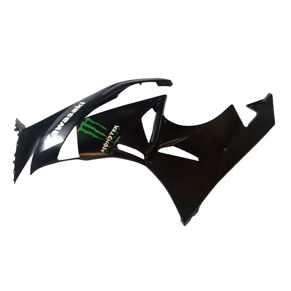 Kawasaki ZX-6R / 636 2009-2012 Black Monster Edition fairing kit left side view