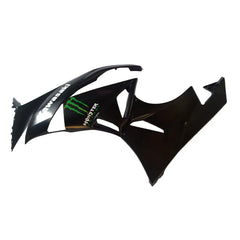 Kawasaki ZX-6R / 636 2009-2012 Black Monster Edition fairing kit left side view