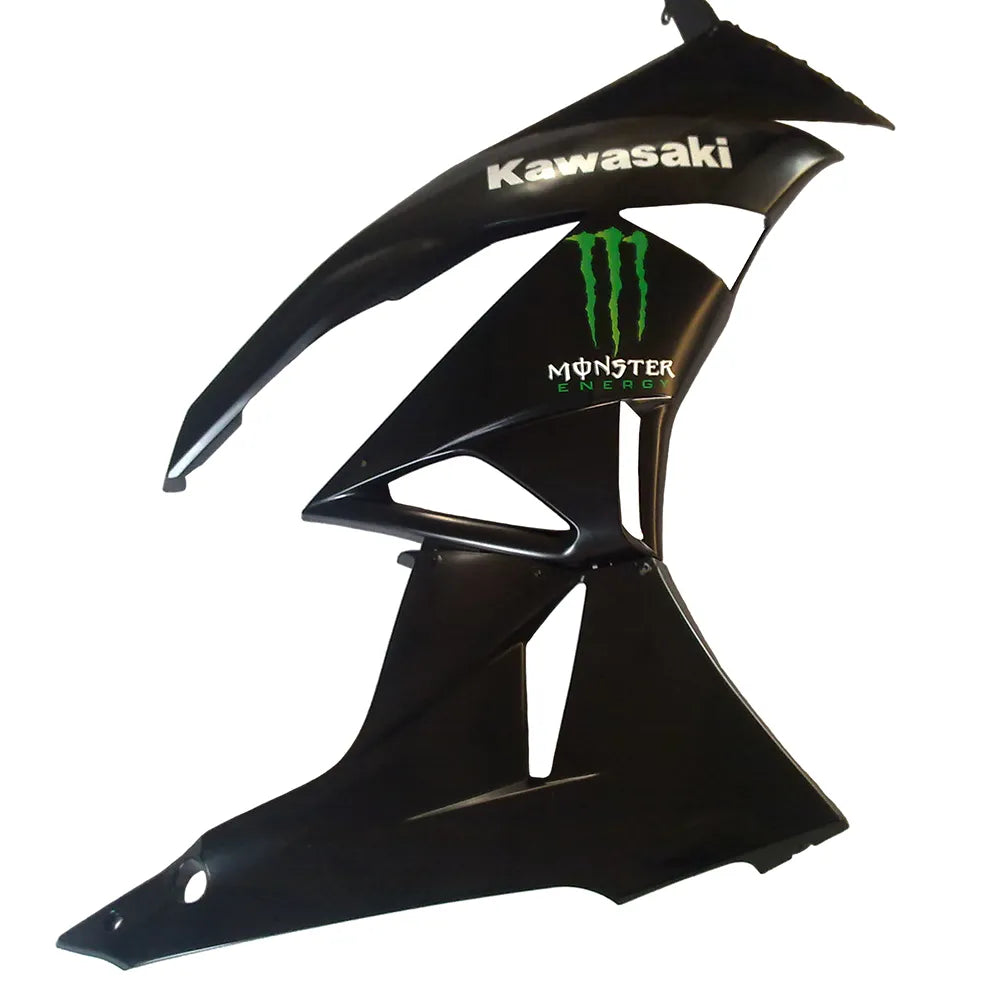 Kawasaki ZX-6R / 636 2009-2012 Black Monster Edition tail section fairing rear view