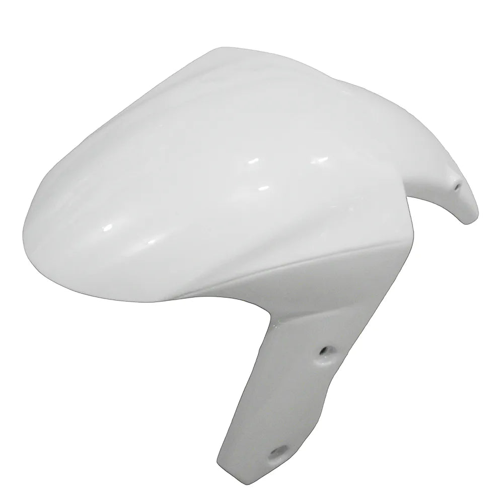 Kawasaki ZX-6R / 636 2009-2012 Matte Black and White tail section fairing detail view 3