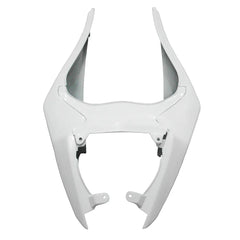 Kawasaki ZX-6R / 636 2009-2012 Matte Black and White tail section fairing detail view 4