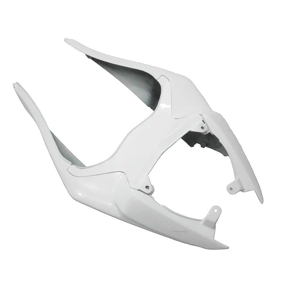 Kawasaki ZX-6R / 636 2009-2012 Matte Black and White tail section fairing detail view 5
