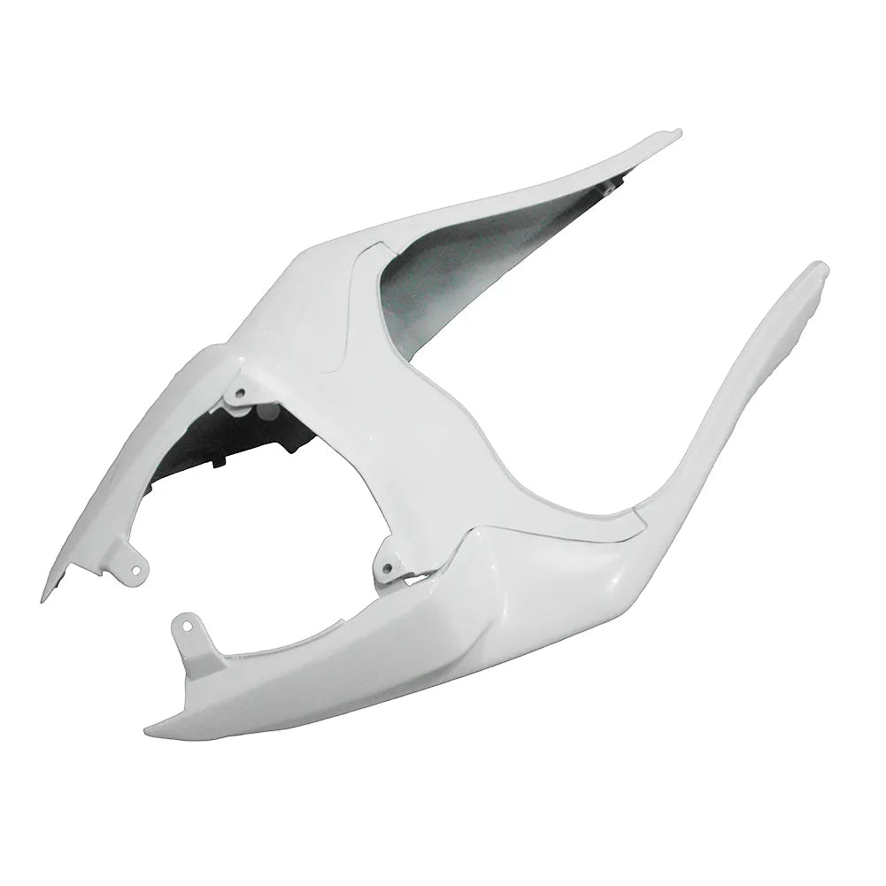 Kawasaki ZX-6R / 636 2009-2012 Matte Black and White tail section fairing detail view 6