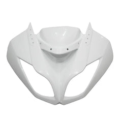 Kawasaki ZX-6R / 636 2009-2012 Matte Black and White tail section fairing detail view 7