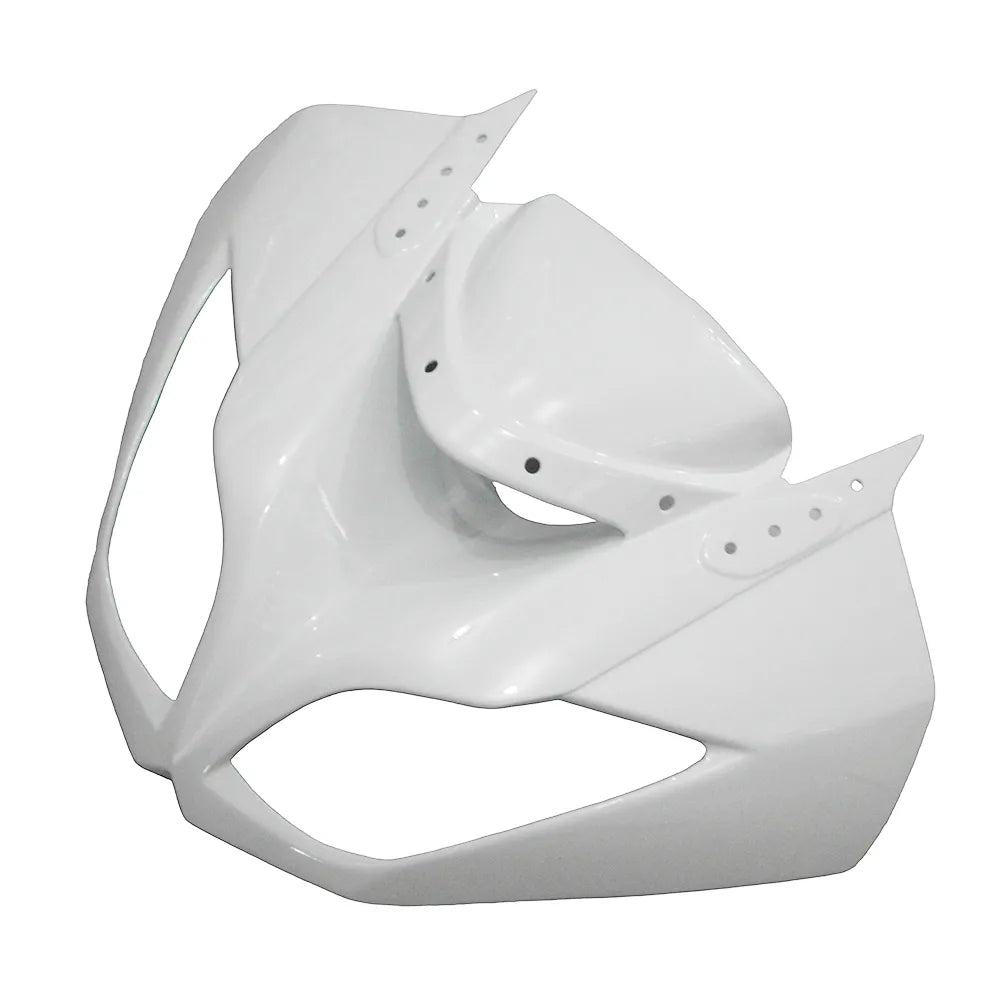 Kawasaki ZX-6R / 636 2009-2012 Matte Black and White tail section fairing detail view 9