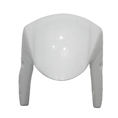 Kawasaki ZX-6R / 636 2009-2012 Matte Black and White tail section fairing detail view 1